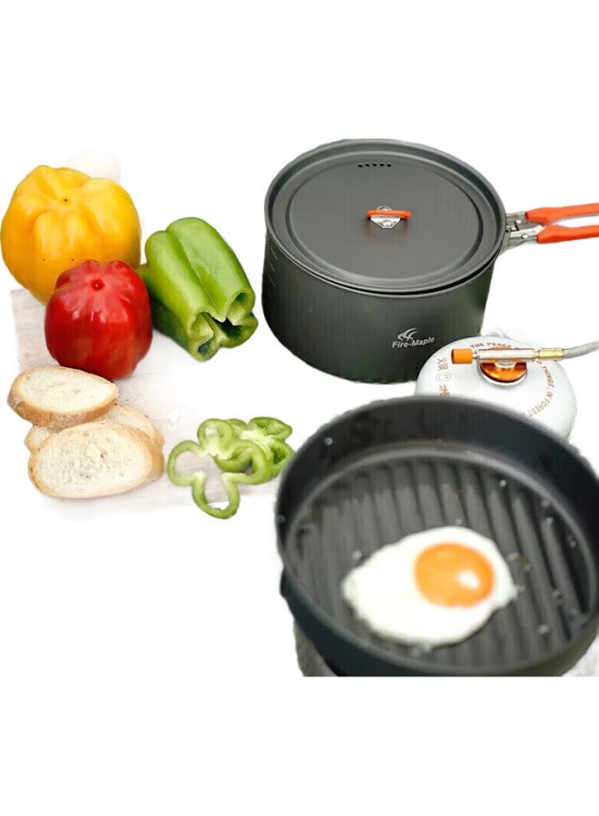 Fire-Maple Feast 2 Camping Cookware Set, Suitable For 2-3 People, Outdoor Camping Equipment, Cooking Utensils, Kettle For Outdoor Use - Image 2