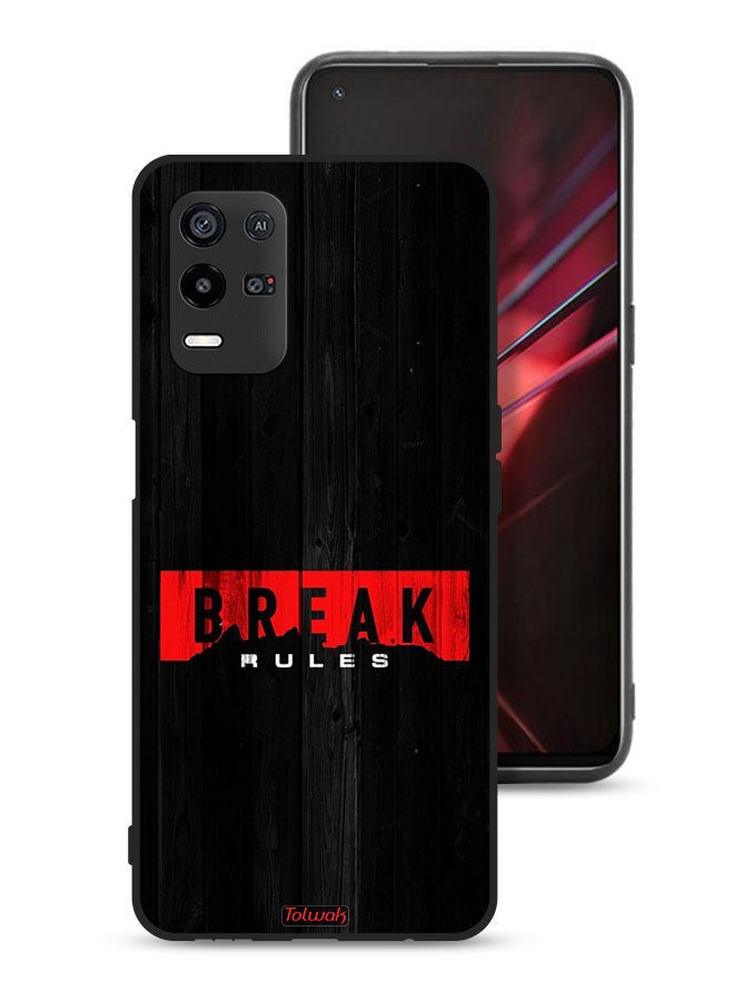 Tolwak Oppo K9x Protective Case Cover Break Rules - Image 1