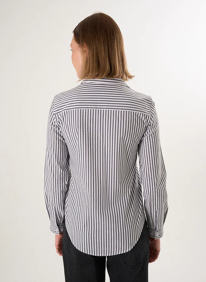 FELIX HARDY Striped Long Sleeve Shirt