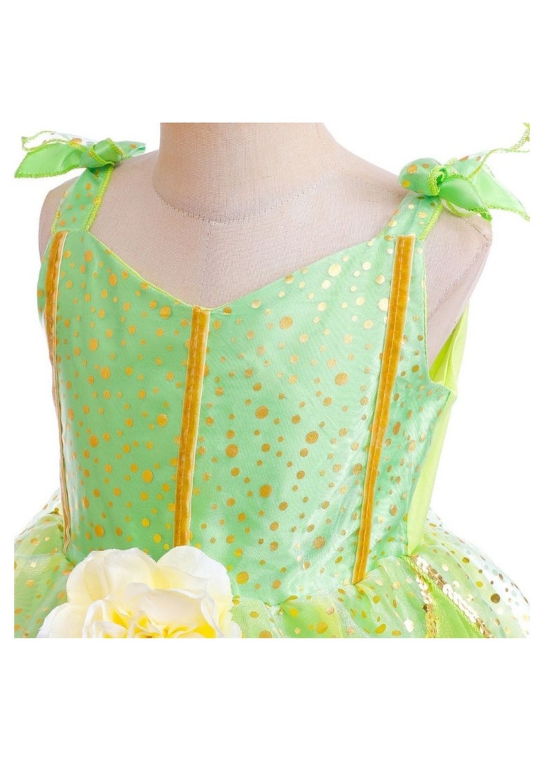 M MIAOYAN Girls sleeveless princess ballet tulle dress, elf girls green fairy dress, the best choice for little girls  - Image 4