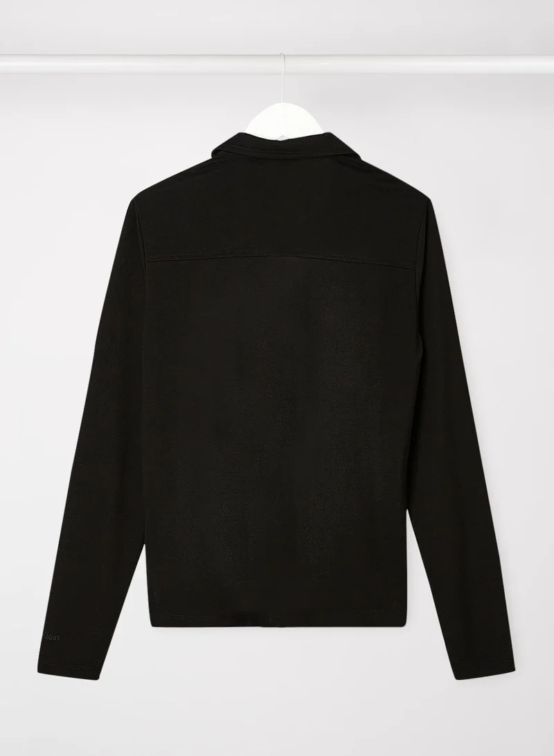CALVIN KLEIN Recycled Tencel Collared T-Shirt