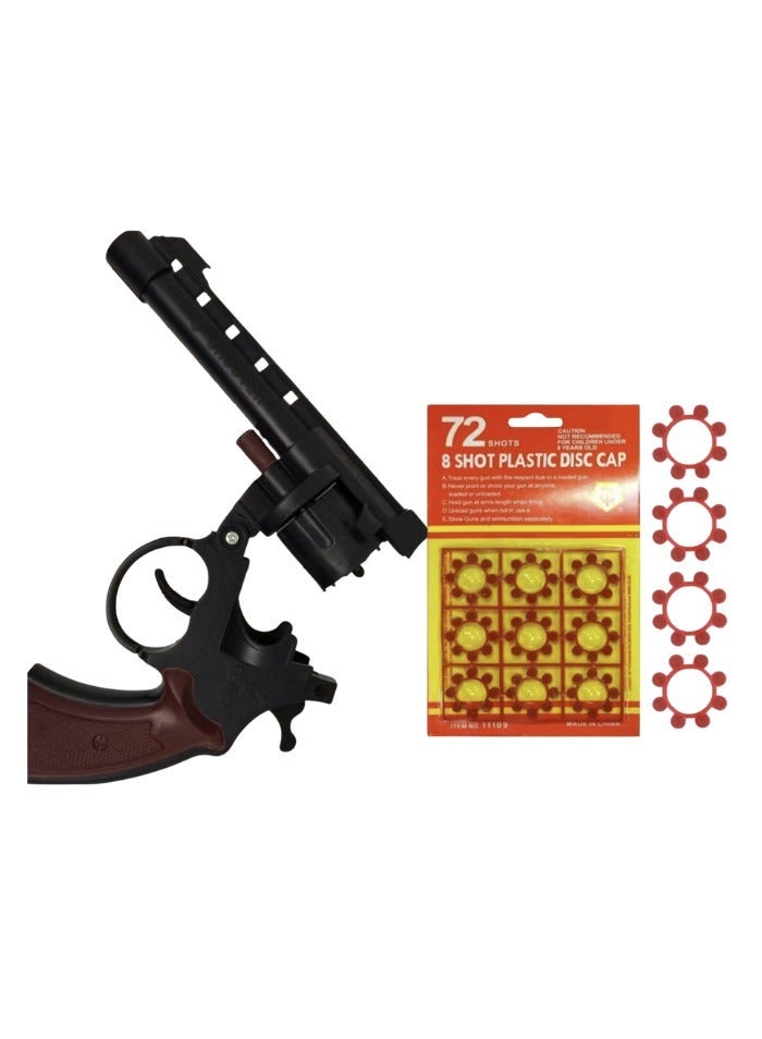 YUE SHENG Plastic tartan toy gun with 72 rounds - Image 2