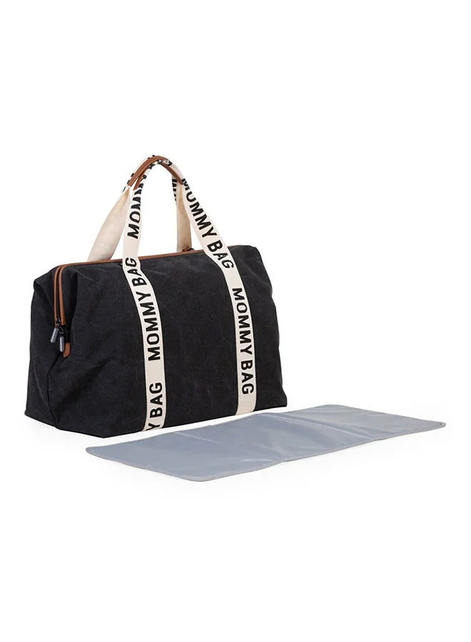 CHILDHOME Mommy Bag, Changing Bag, Maternity, Travel Bag, Large Capacity, Changing Mat, Adjustable Shoulder Strap, Compartmentalised, Insulated Pocket