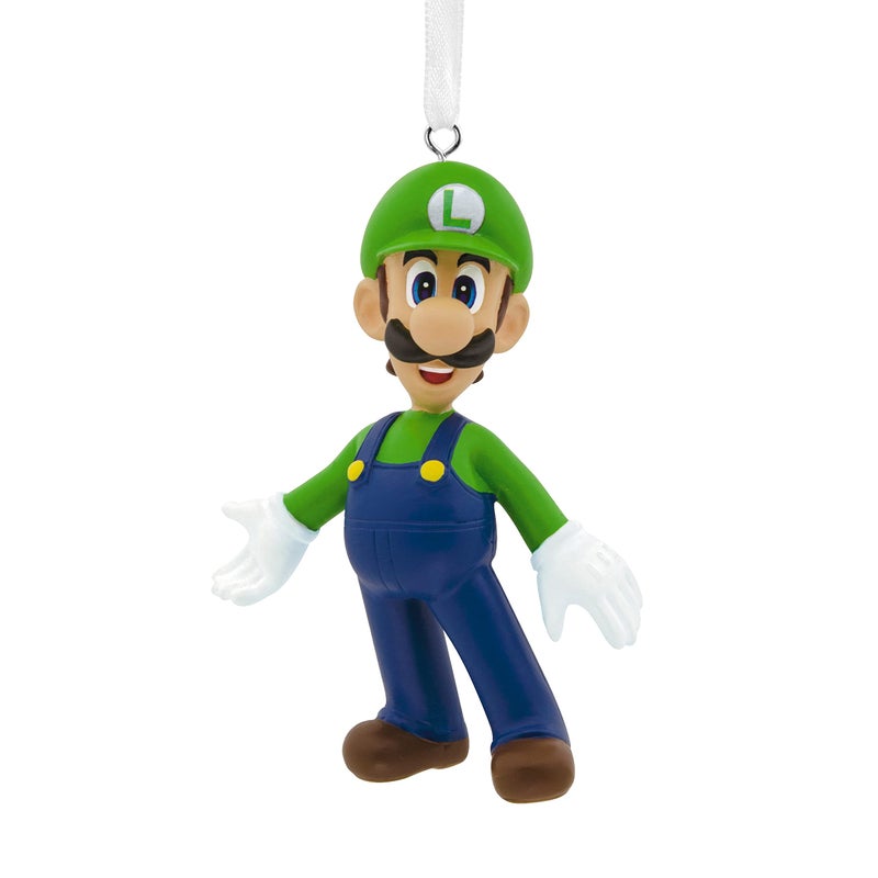 Hallmark Nintendo Super Mario Luigi Christmas Ornament - Image 1