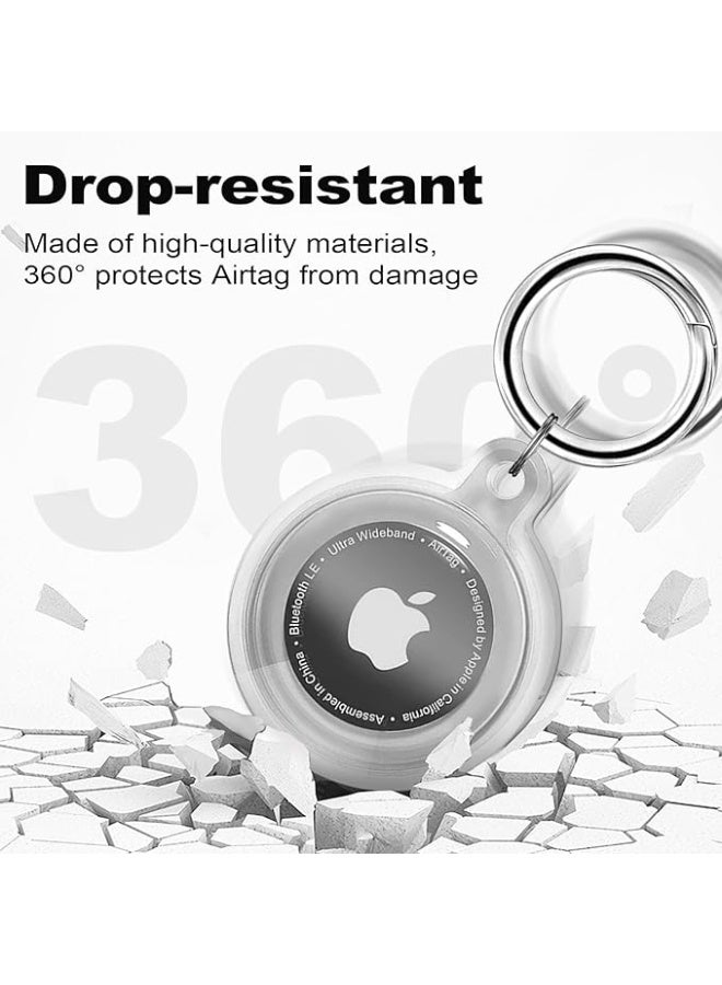 Waterproof Airtag Holder, Airtag Keychain, AirTag Case for Dog Collar, Luggage, Keys, Full Body Anti-Scratch Protective  - Image 4