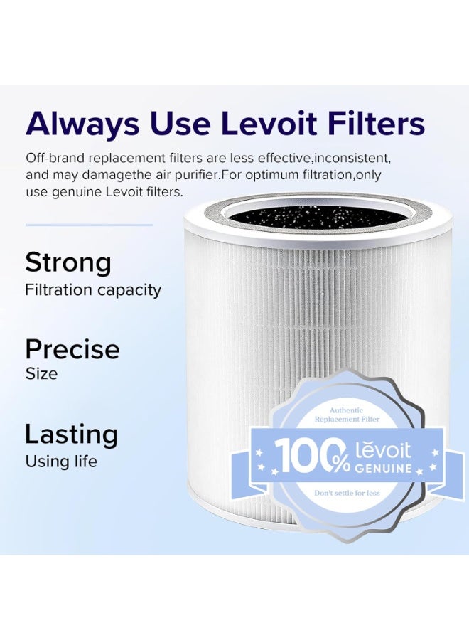 LEVOIT Core 400S/Core400S-P Air Purifier 3-in-1 Replacement Filter, Core400S-RF, 1Pack, White - Image 4