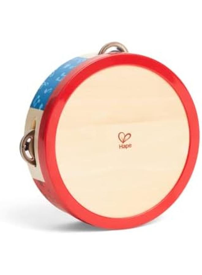 Hape Tap Along Tambourine Wooden Tambourine Drum For Kids Musical Instrument For Children 12 Months And Up - Image 4