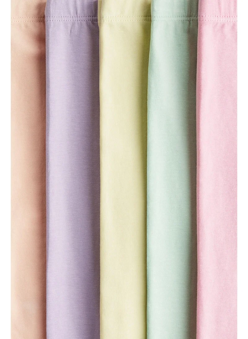 اتش اند ام 5-pack cotton leggings