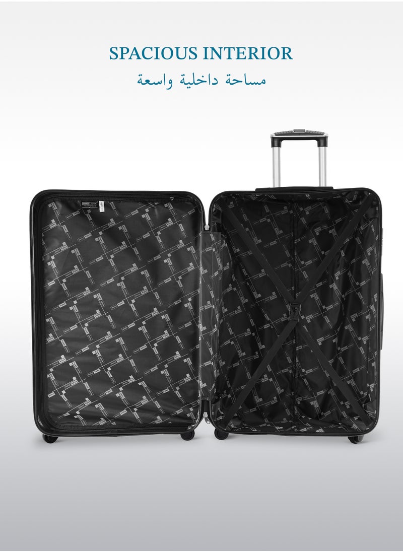 PARAJOHN عربة أمتعة كبيرة الحجم من Avo ABS ذات الجانب الصلب مقاس 28 بوصة باللون الأزرق  - Image 5