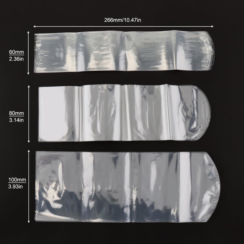 OriGlam 10pcs Shrink Wrap Bags for TV Remote Control, TV Remote Controls Covers Clear Bags, Heat Shrink Wrap Bags (2.36x10.47 Inch) - Image 4