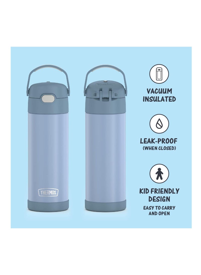 Thermos Funtainer 16 Ounce Stainless Steel Vacuum Insulated Bottle with Wide Spout Lid - Image 3