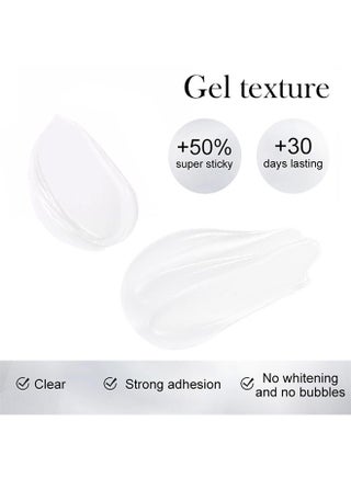 Solid Nail Tips Gel, Soft Nail Tips Glue Super Strong for Acrylic Nails Extension Fake Nails Clear Press On Nails, Spring Nail Art, U V Light Required - view 5