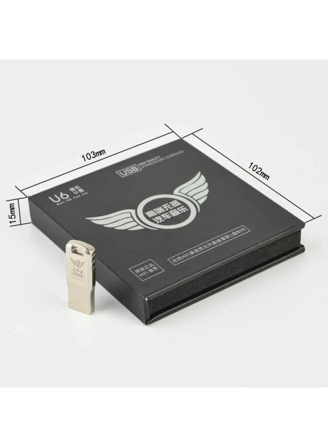 Whistle Car Music USB Flash Disk High Sound Quality Lossless Popular TikTok Popular Songs Generation Car USB Flash Disk-Color:Whistle + U6 Packaging-Capacity:16gb 【no Content】 - Image 5