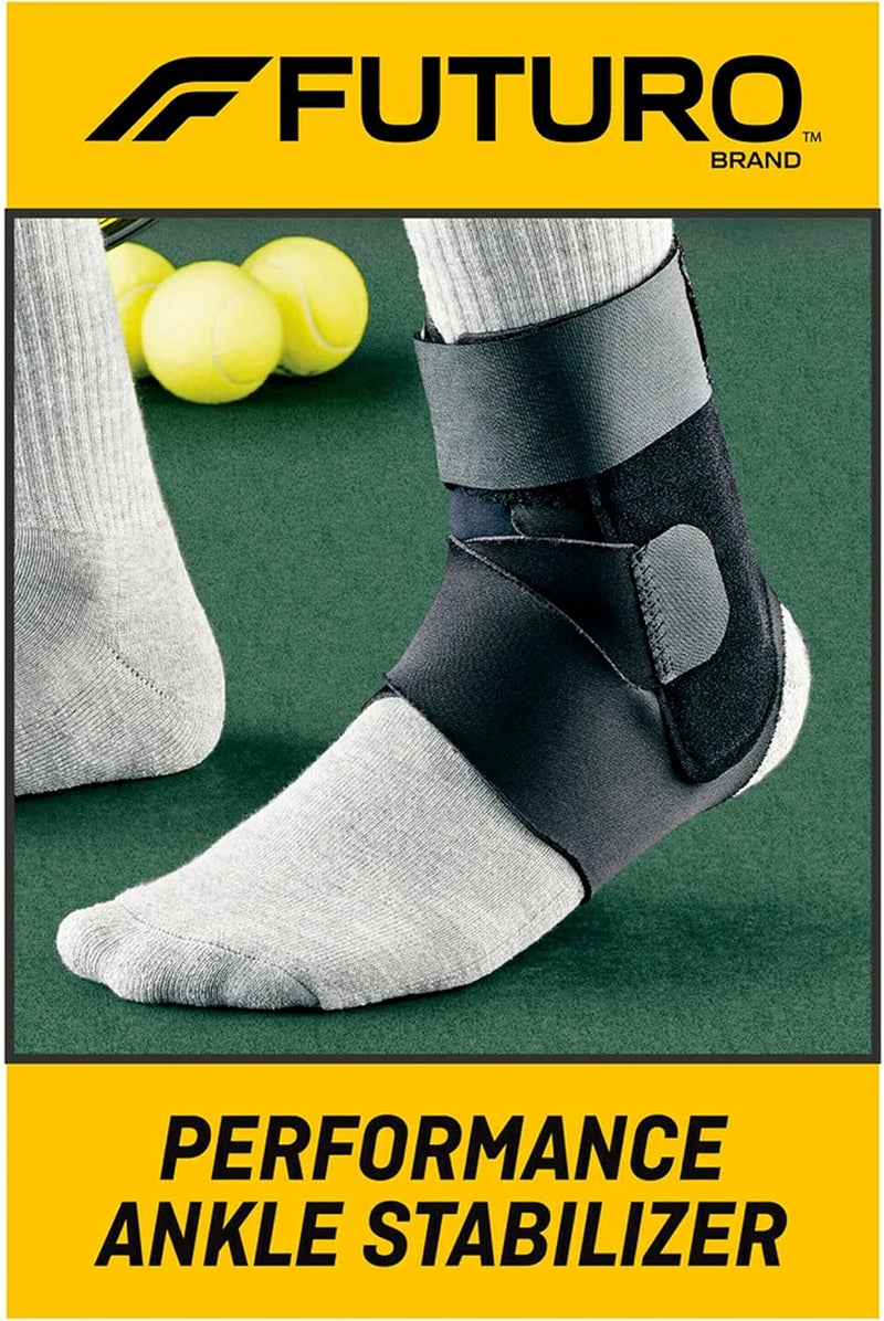 FUTURO FUTURO Performance Ankle Stabilizer Left or Right Adjustable Size Firm Support Helps Support Stiff Sore or Injured Ankles Customizable Levels of Compression Breathable Materials 46645ENR - Image 2
