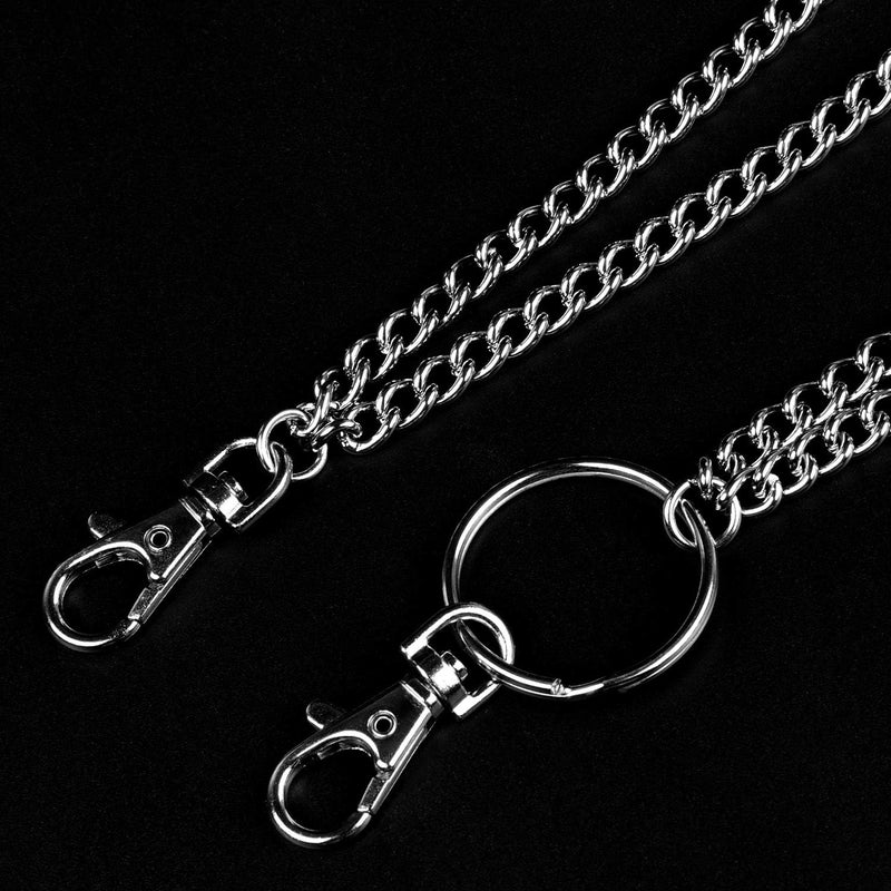 Wisdompro Pants Chain with Lobster Clasps  Heavy Duty Belt Chain Hip Hop Punk Trousers Jeans for Men and Women - Image 3