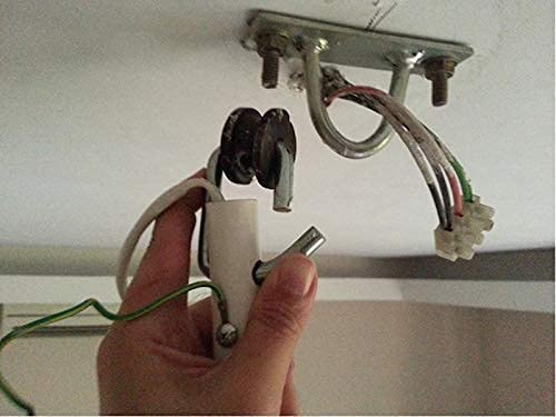 BRUSH HOUSE DHook Hanger with Fasteners M10X75mm Heavy Duty Ceiling Fan Hanging Hook Fasteners for Ceiling Hooks for House D Hook Hanger D Clamp Hook D Hook Fastener Pack of 1 - Image 2