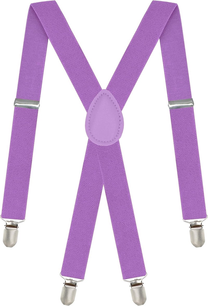 DIBI Suspenders for Men - Adjustable X back Suspender with 4 Strong Clips - Image 1