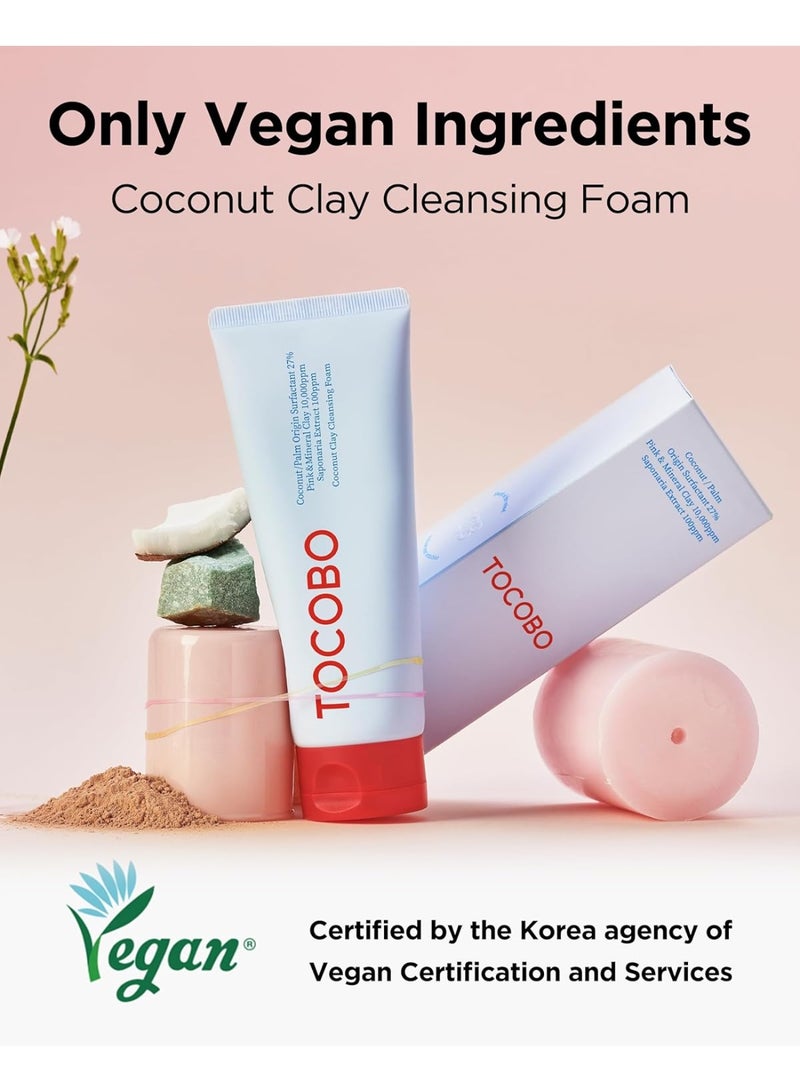 Tocobo Coconut Clay Cleansing Foam - 150ml - Image 4