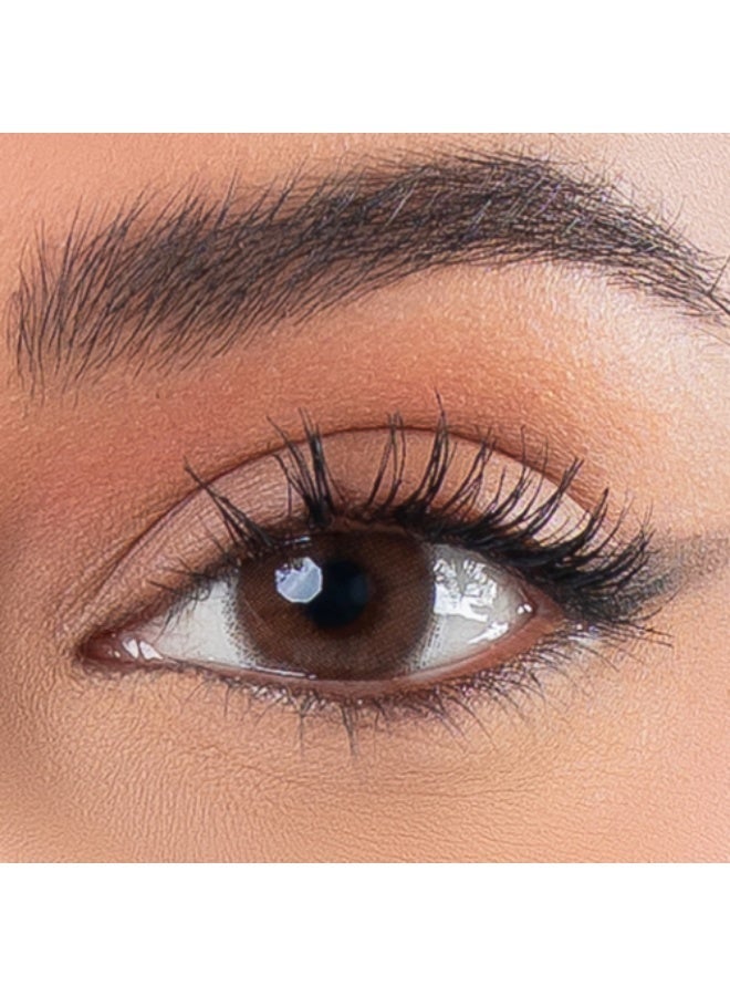 فريش آيز عدسات عيون لاصقة ملونة يومية  للفتيات والسيدات ألوان طبيعية وهادئة توسع العين قطر 14.5 لافا - Image 1