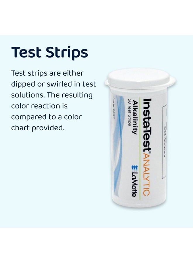 LaMotte إنستا-تست 4 بلس، الكلور الحر، البروم، القلوية، الرقم الهيدروجيني، اختبار الصلابة الكلية - Image 2