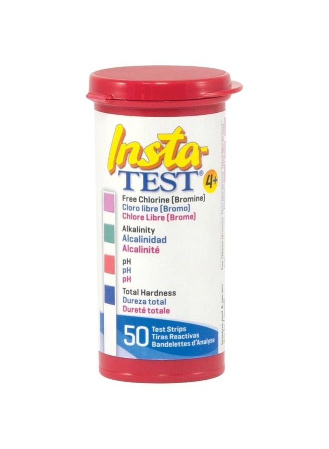 LaMotte إنستا-تست 4 بلس، الكلور الحر، البروم، القلوية، الرقم الهيدروجيني، اختبار الصلابة الكلية - Image 1