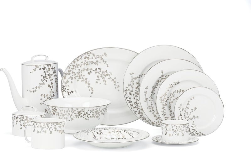 Kate Spade New York صحن غاردنر ستريت بلاتينيوم، 0.50 رطل - Image 3