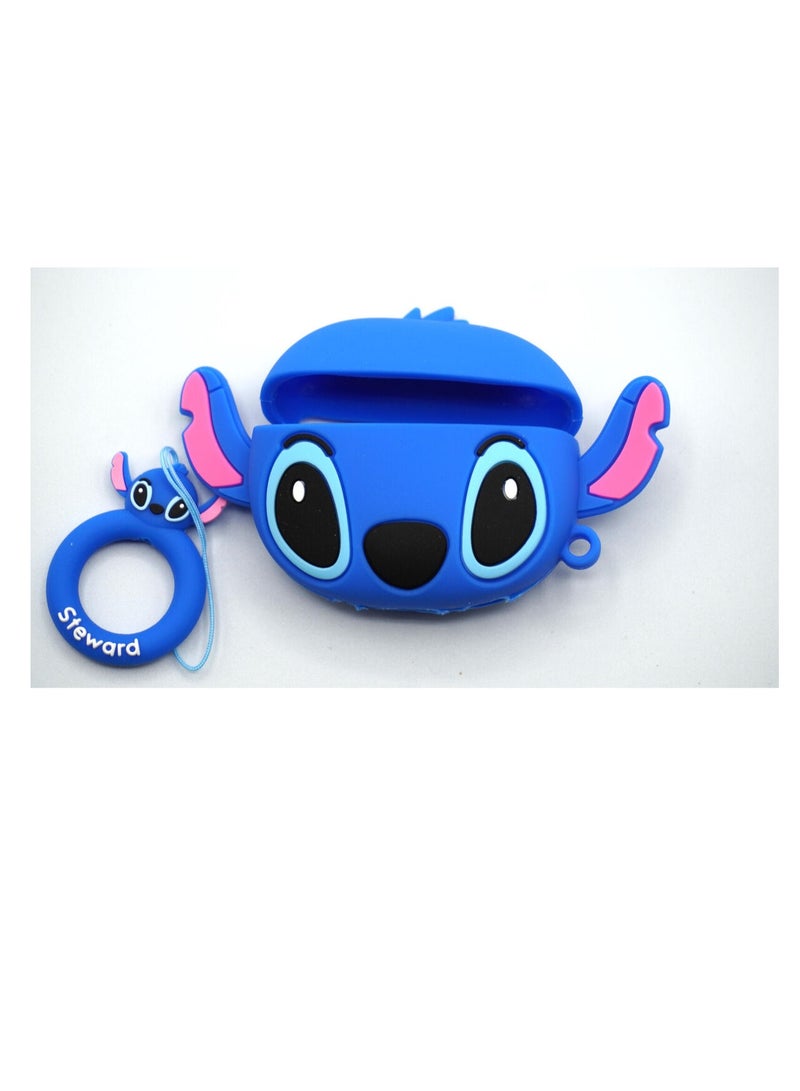 shomira Compatible with AirPods Pro 2 Case Soft Silicone Shockproof Cover for Apple Airpods Pro 2nd, New 3D Cute Cartoon Creative Fun Case with Keychain Design For Airpods Pro 2nd Case - Image 1