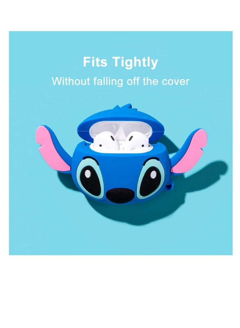 shomira Compatible with AirPods Pro 2 Case Soft Silicone Shockproof Cover for Apple Airpods Pro 2nd, New 3D Cute Cartoon Creative Fun Case with Keychain Design For Airpods Pro 2nd Case - Image 3