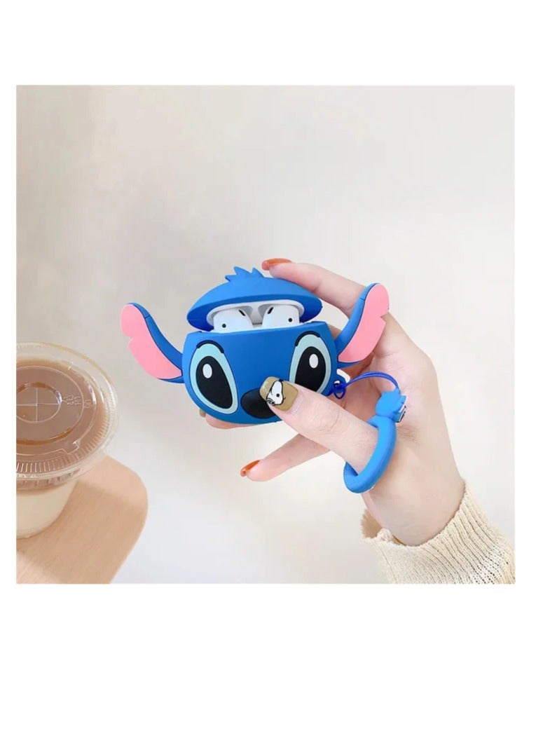 shomira Compatible with AirPods Pro 2 Case Soft Silicone Shockproof Cover for Apple Airpods Pro 2nd, New 3D Cute Cartoon Creative Fun Case with Keychain Design For Airpods Pro 2nd Case - Image 4