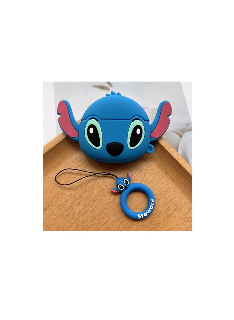 shomira Compatible with AirPods Pro 2 Case Soft Silicone Shockproof Cover for Apple Airpods Pro 2nd, New 3D Cute Cartoon Creative Fun Case with Keychain Design For Airpods Pro 2nd Case - Image 5