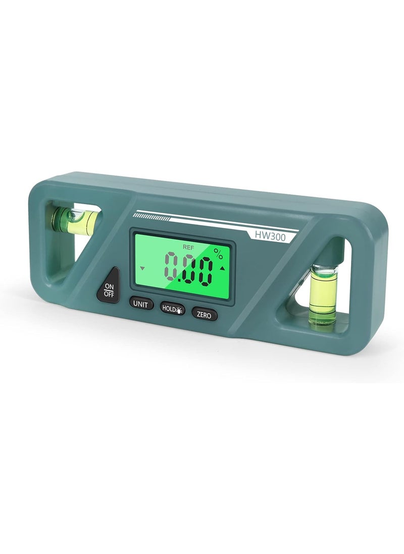 Rehomy Rehomy Digital Torpedo Level and Protractor 4x90 Degree Angle Finder Measuring Tool Vertical  Horizontal Magnetic Level Tool  - Image 1
