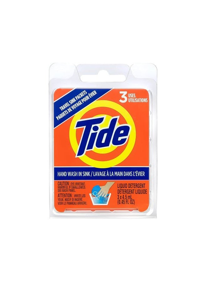 Tide Liquid Travel Sink Packets, 3-Count - Image 1