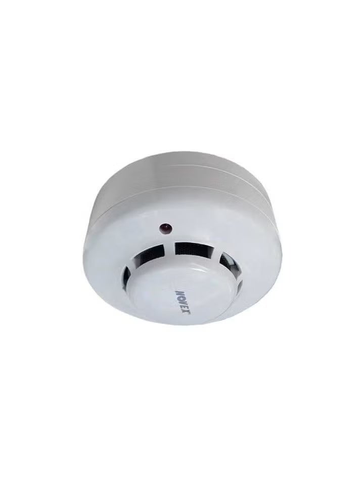 NOVEX كاشف الدخان 220–240V تيار متردد للتثبيت على السقف مع مؤشر LED مزدوج – جهاز إنذار حريق للمنازل والأماكن التجارية - Image 3