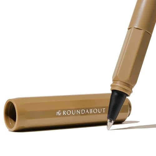 Ferris Wheel Press | Carousel Fountain Pen | Acrylic blend body | Air-sealed click locking cap | Oinking Embers | Brown | Fine Nib - Image 2