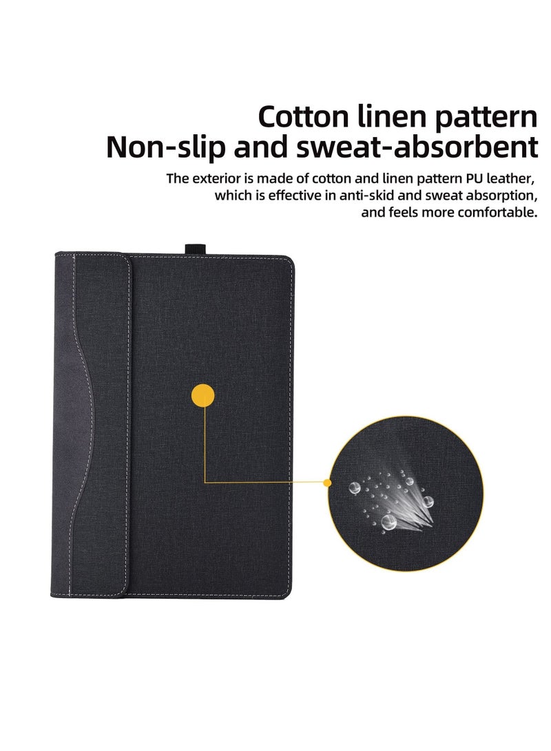 SYOSI Case for Microsoft Surface Laptop Go 12.4 Inch Laptop Scratch and Fingerprint Resistant Computer Removable Cover (12.4in, Grey) - Image 4