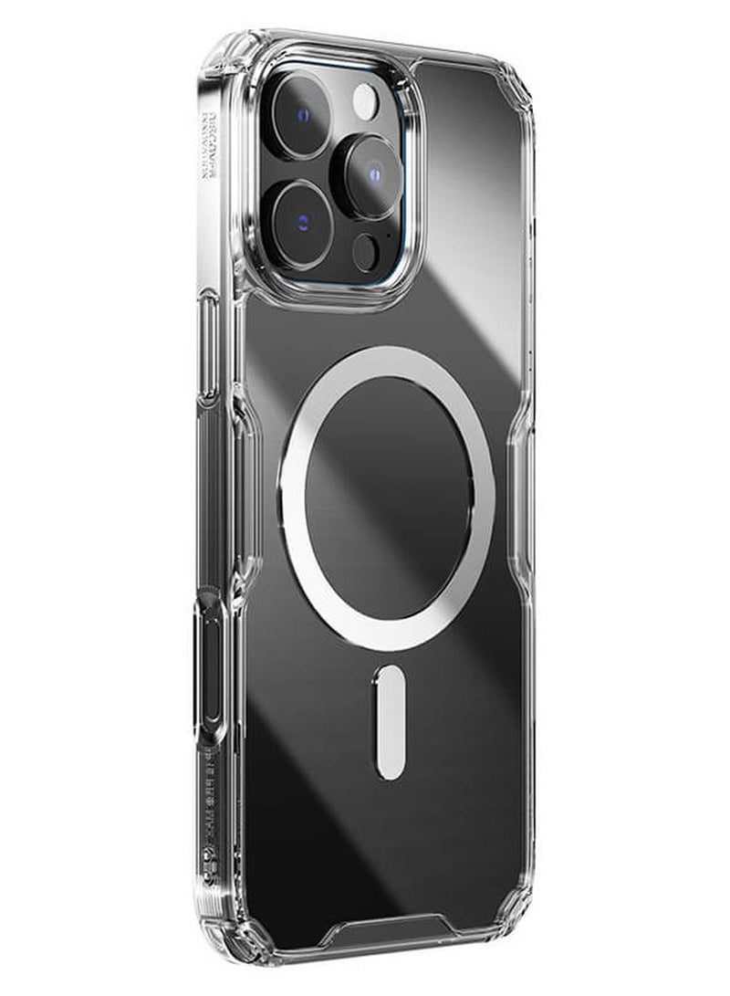 Nillkin Nature Series tpu cover Compatible with MagSafe for iphone 16 Pro Max - clear - Image 1