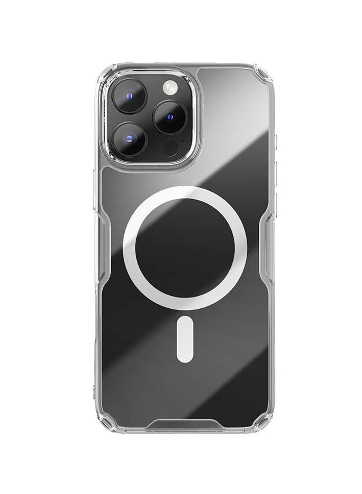 Nillkin Nature Series tpu cover Compatible with MagSafe for iphone 16 Pro Max - clear - Image 3