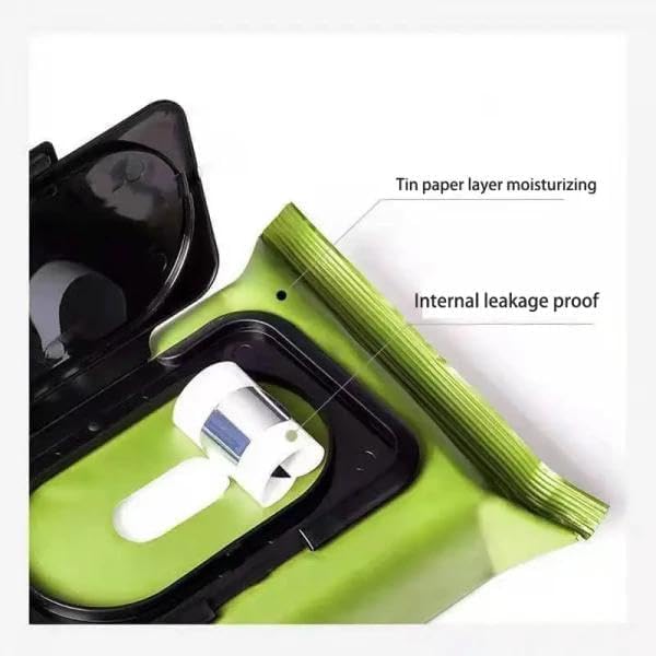 SHULABH CREATIVE Shulabh creative Disposable Makeup Remover Wipes Avocado Infused Moisturizing Deep Cleansing Easy Extraction Suitable for Women and MenPack Of 1  - Image 3
