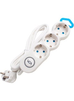 AYT Vea VE2S3S 3-Plus Multiple Socket with Switch 2 Meter Extension Cable 3500 Watt 10 Ampere Copper Cable  - Image 1