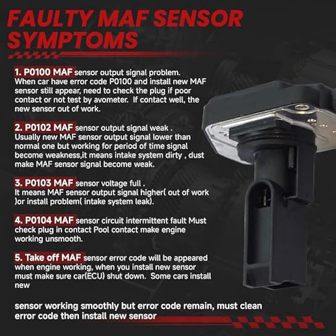 TSSLIIN Mass Air Flow Sensor Meter MAF Sensor for-Chevy Camaro Impala Lumina Monte Carlo for-Buick LeSabre Park Avenue Regal Riviera for-Pontiac Bonneville Firebird Grand Prix for-Oldsmobile 12568877 88961007 - Image 5