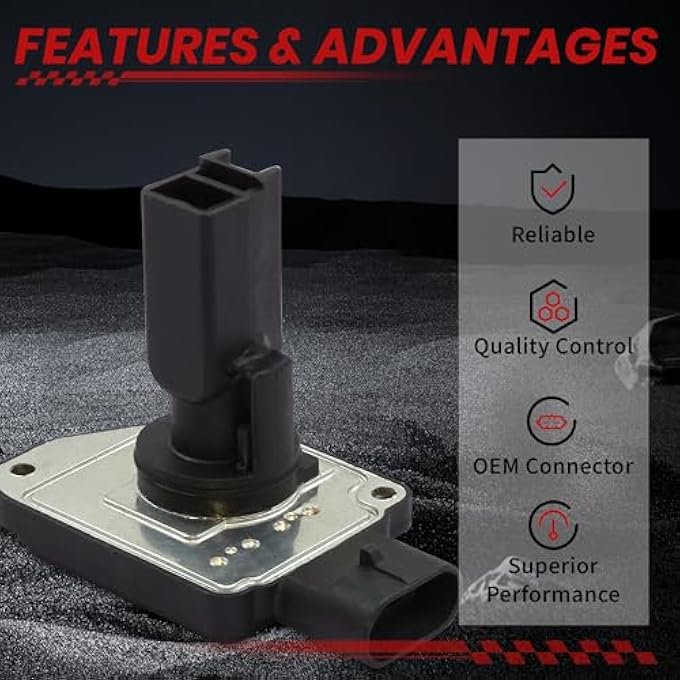 TSSLIIN Mass Air Flow Sensor Meter MAF Sensor for-Chevy Camaro Impala Lumina Monte Carlo for-Buick LeSabre Park Avenue Regal Riviera for-Pontiac Bonneville Firebird Grand Prix for-Oldsmobile 12568877 88961007 - Image 1