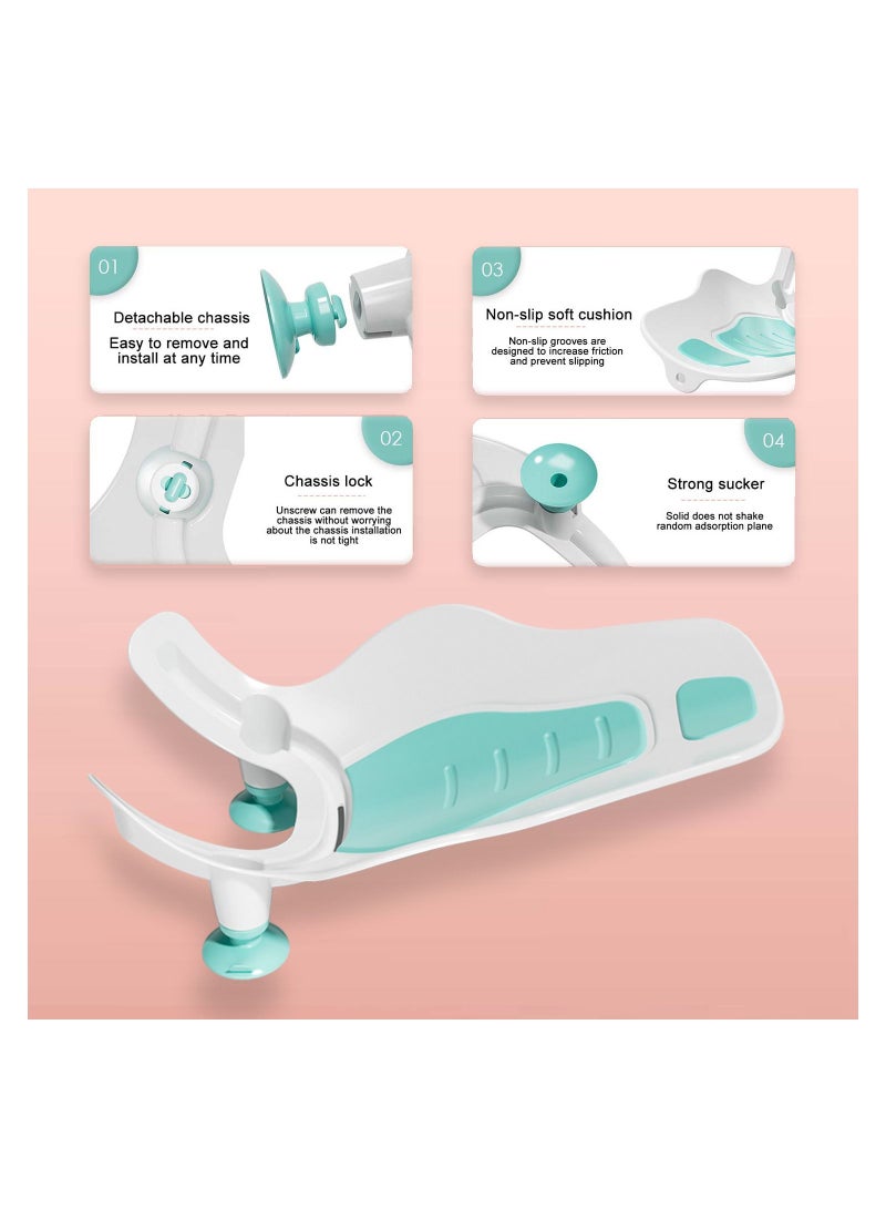 Eazy Kids 2 في 1 حوض استحمام وحوض استحمام ومحطة تنظيف - أخضر - Image 3