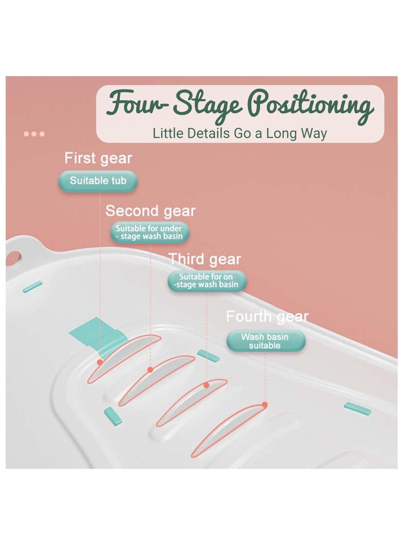 Eazy Kids 2 في 1 حوض استحمام وحوض استحمام ومحطة تنظيف - أخضر - Image 5