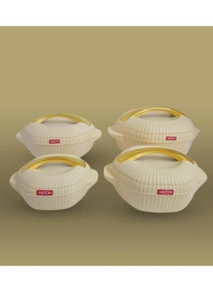 Milton 4 Pieces Plastic & Stainless Steel Food Containers 500ml, 1000ml, 1500ml, 2500ml Model MIL.OYS4  - Image 2
