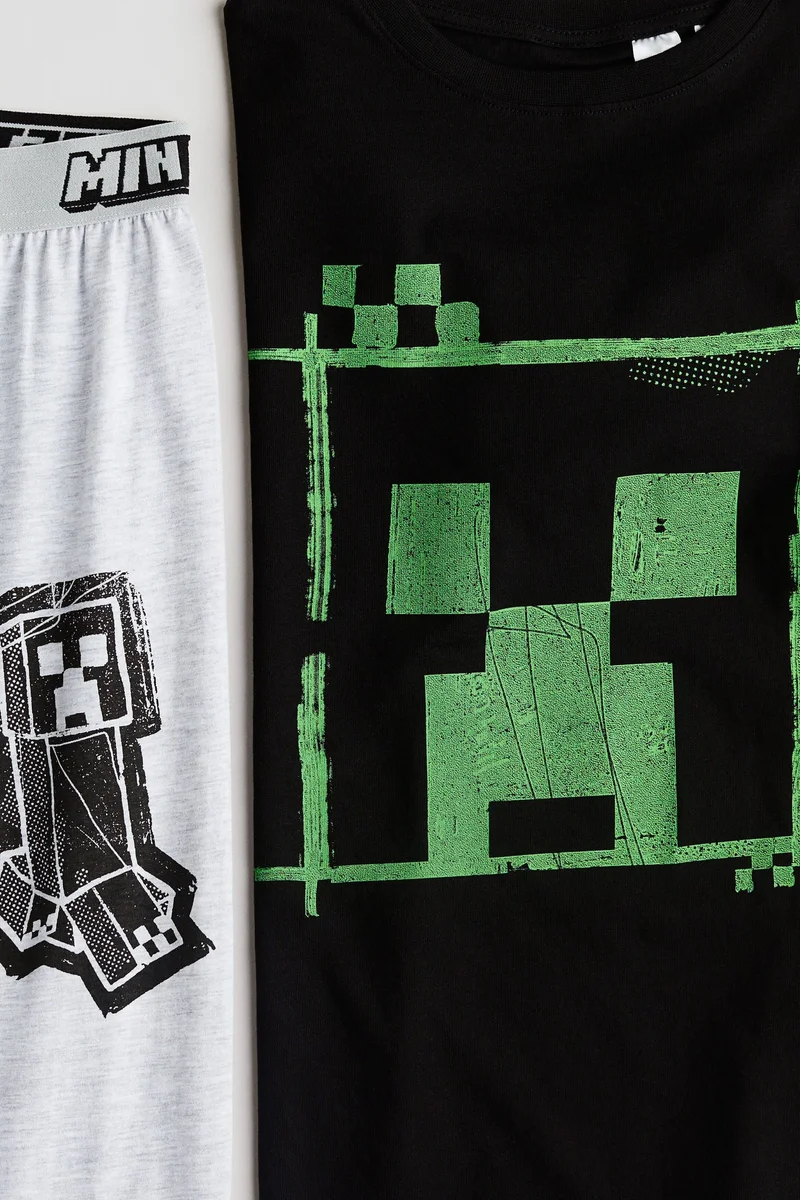 H&M Print-motif cotton pyjamas