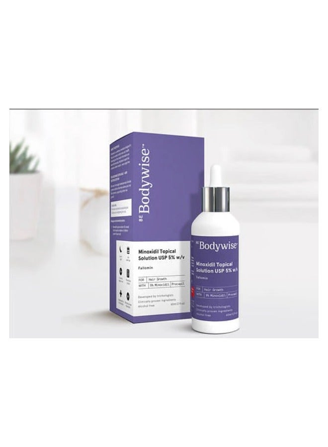 Be Bodywise Minoxidil Topical Solution 60ml