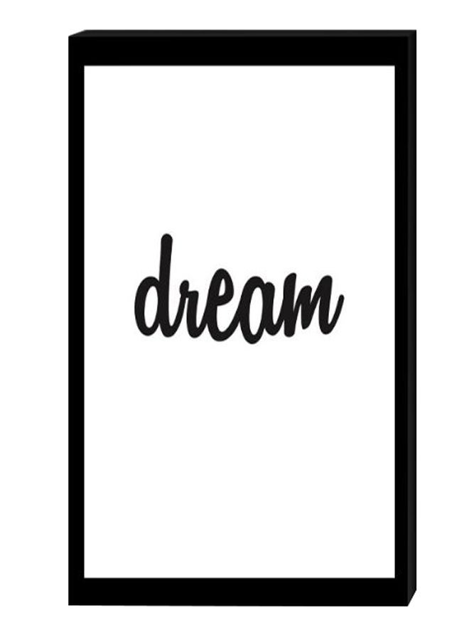 RYN Modern Wall Decor Painting With Inner Frame Black/White 40 x 60centimeter - Image 2