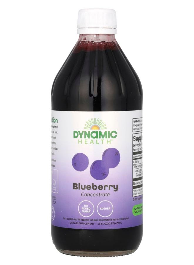 Dynamic Health Blueberry Concentrate 16 fl oz (473 ml) 