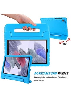 Procases For Galaxy Tab A7 Lite 8.7 2021 Kids Case T220 T225 T227 Shock Proof Convertible Handle Stand Lightweight Kids Friendly Protective Cover For 8.7 Inch Galaxy Tab A7 Lite 2021 Blue  - Image 3