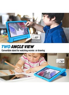 Procases For Galaxy Tab A7 Lite 8.7 2021 Kids Case T220 T225 T227 Shock Proof Convertible Handle Stand Lightweight Kids Friendly Protective Cover For 8.7 Inch Galaxy Tab A7 Lite 2021 Blue  - Image 2